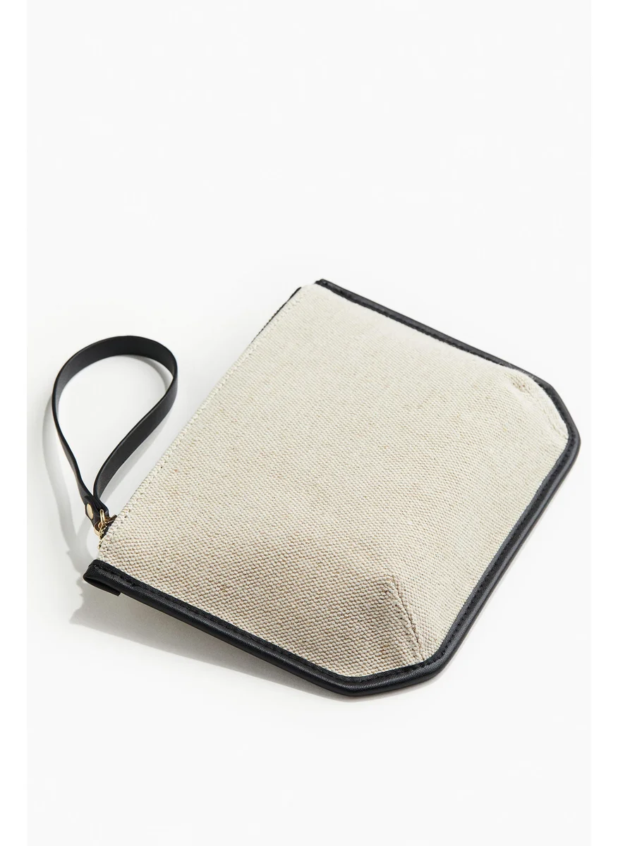 H&M Canvas Clutch