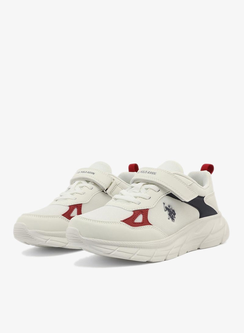 U.S. Polo Assn. أحذية بلاس جونيور للأطفال - أبيض - Image 4