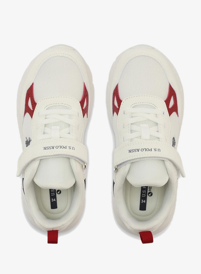 U.S. Polo Assn. أحذية بلاس جونيور للأطفال - أبيض - Image 5