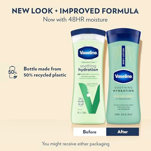 Vaseline Total Moisture Aloe Fresh Lotion, 10 Oz - Image 3
