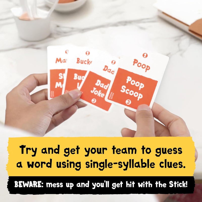 Exploding Kittens Poetry for Neanderthals 2+ Players - Ages 7+ - 15 Minutes to Play - Competitive Word Guessing Game - Party Game, Family Game Night, Kid and Adult Card Game - Image 4