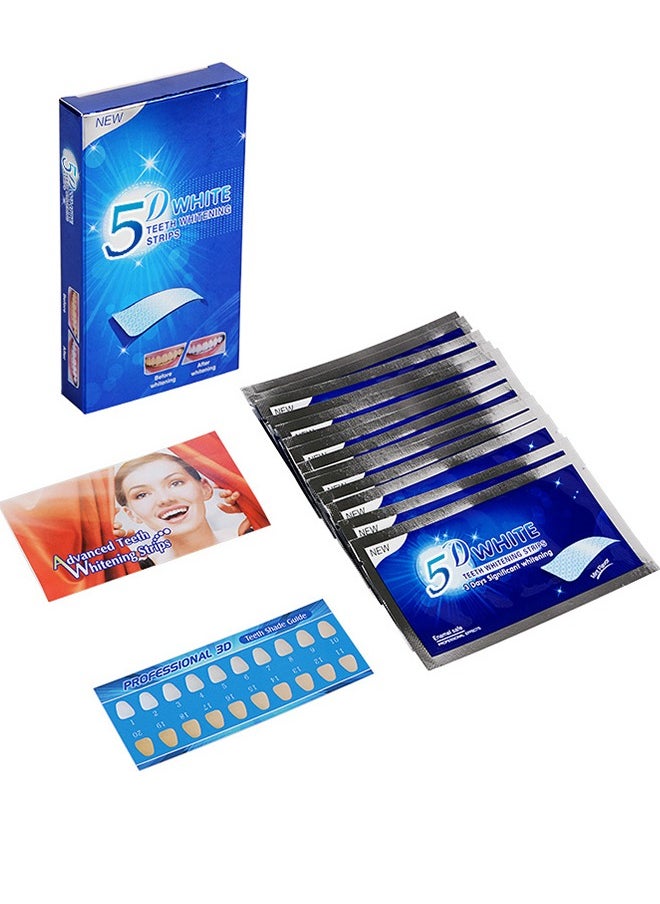SMILEKIT Teeth Whitening Strips, 28 Whitening Strips For Sensitive Teeth, Effective And Safe Whitening Strips, Reduce Sensitivity White Strips, Helps Remove Smoking/Coffee/Soda/Wine Stains (14 Treatments)  - Image 1