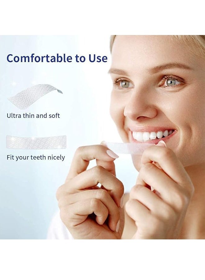 SMILEKIT Teeth Whitening Strips, 28 Whitening Strips For Sensitive Teeth, Effective And Safe Whitening Strips, Reduce Sensitivity White Strips, Helps Remove Smoking/Coffee/Soda/Wine Stains (14 Treatments)  - Image 4