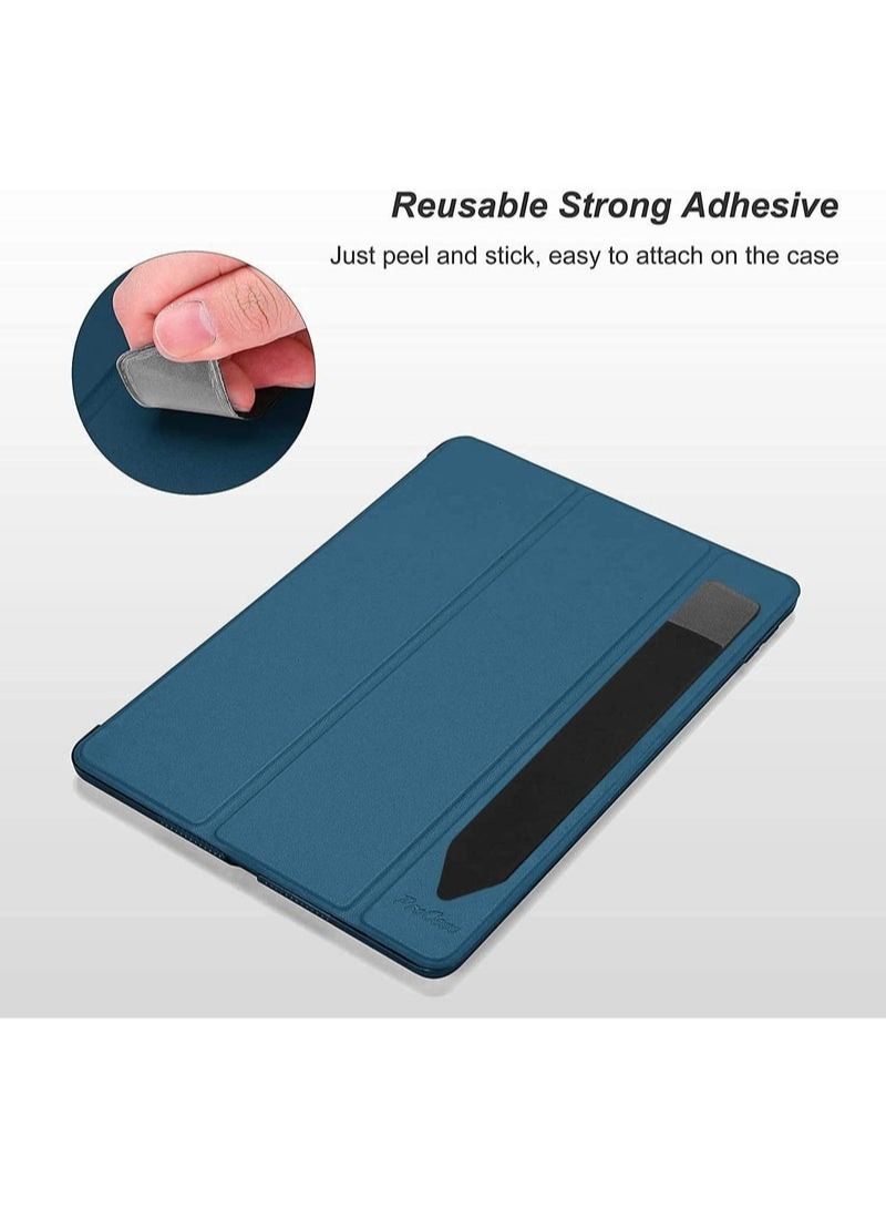 Pencil Holder Sticker for Apple Pencil 1st and 2nd Gen, Elastic Stylus Pocket Pouch Adhesive Stylus Pen Sleeve Attached to Case for Apple Pencil and Other Stylus Pens -Black - Image 3