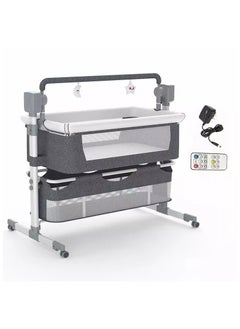 Baby Life Automatic Baby Swing Cot And Bedside Crib With Bluetooth  - Image 1