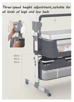 Baby Life Automatic Baby Swing Cot And Bedside Crib With Bluetooth  - Image 3
