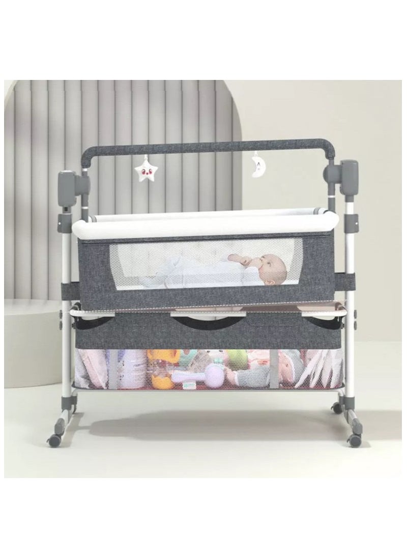 Baby Life - Automatic Baby Swing Cot And Bedside Crib With Bluetooth - Image 1