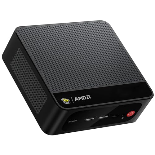 Beelink SER5 Mini PC,AMD Ryzen 5 5500U(up to 4.0 GHz, 6C/12T), Mini Computer with 32GB DDR4 RAM 500GB PCIe4.0 SSD, 4K Triple Display, WiFi 6, BT 5.4,RJ45 2.5G LAN - Image 1
