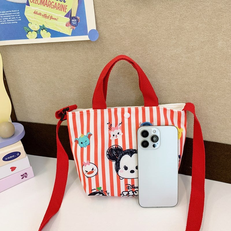 New Ins Canvas Handbag 2023 Selling Korean Style Casual Kidsren'S Bag Single Shoulder Crossbody Bag Manufacturer - Image 3