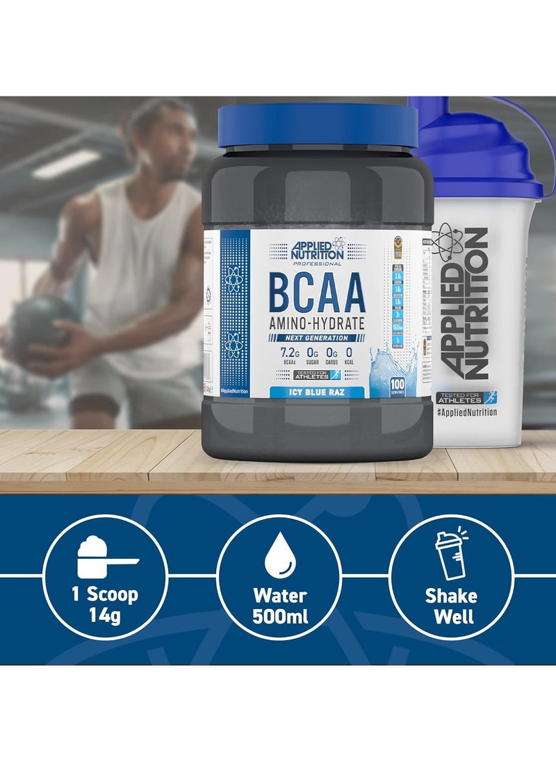 Applied Nutrition - Bcaa Powder Branched Chain Amino Acids Bcaas Supplement, Amino Hydrate Intra Workout And Recovery Energy Drink,1.4Kg - 100 Servings, Fruit Burst - Image 1