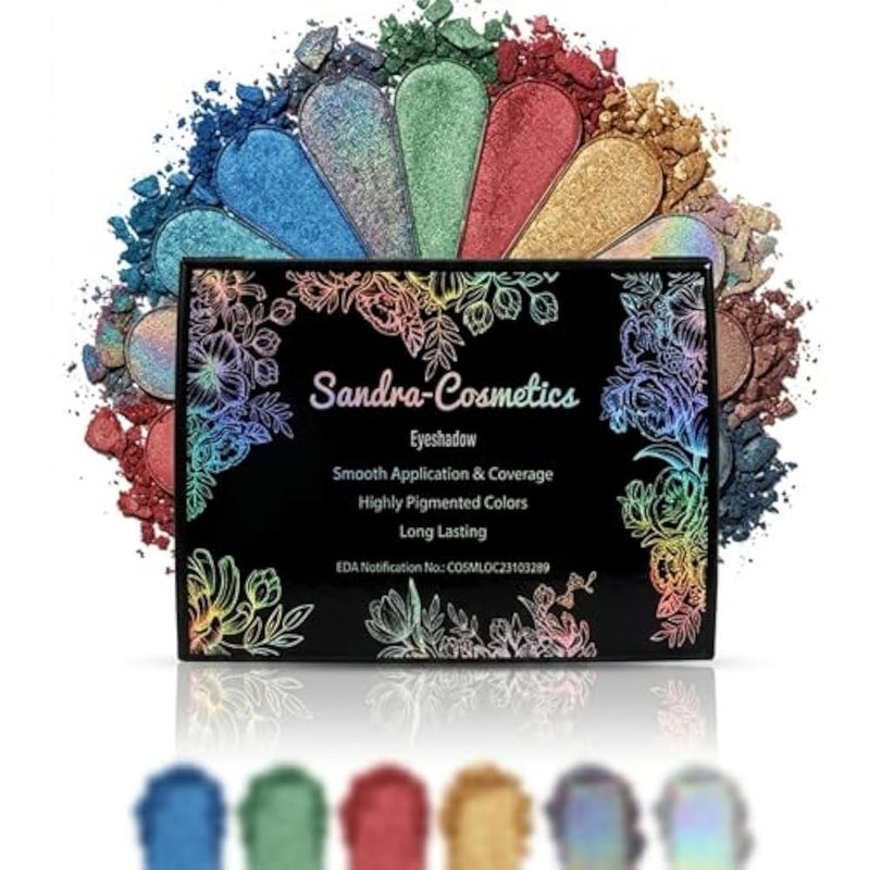 48 Eyes Eyeshadow Palette – Highly Pigmented Matte & Shimmer Shades with Mirror - Makeup Gift - Image 2