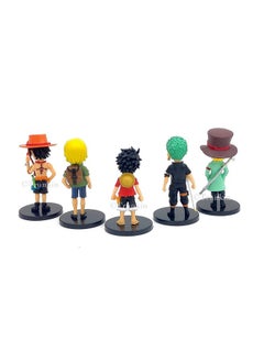 Trunkin Trunkin One Piece Small Set Of 8 Anime Rubber Action Figures Nami Ace Sanji Roronoa Zoro Monkey D Luffy Collection Model Weeb Manga Collectible Figurines,Multicolor  - Image 3
