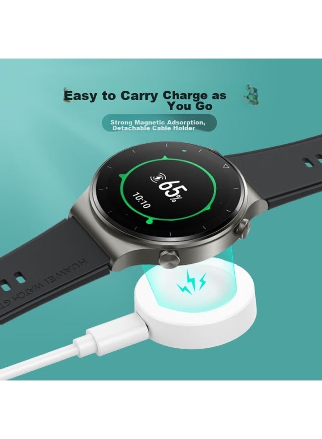 Kovol Magnetic Charging Dock Compatible With Huawei Watch 5/gt5, Gt4/3/d2/watch4/3/pro/runner/fit4/4pro, Honor Fast Charging Base - Image 3