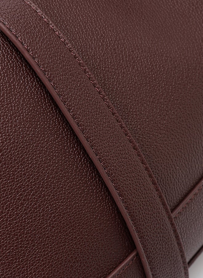 Dejavu BAGS LID-DVTX-032 One Main Compartment Leather Burgundy Handbag For Women, UN - Image 5