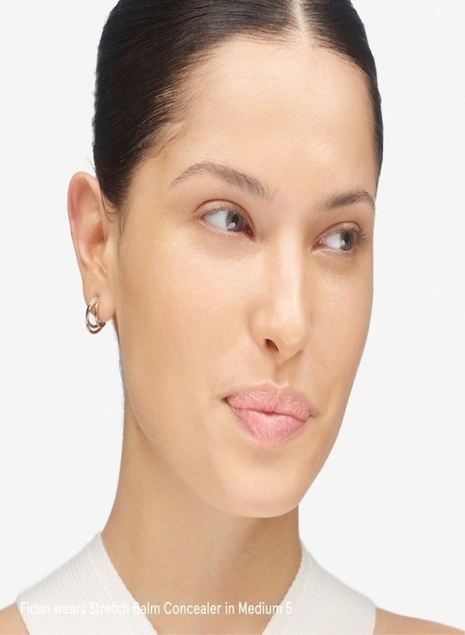 Glossier Stretch Balm Concealer - Dewy Buildable Coverage , Medium Tan 5 - red base tone 4.8g - Image 3