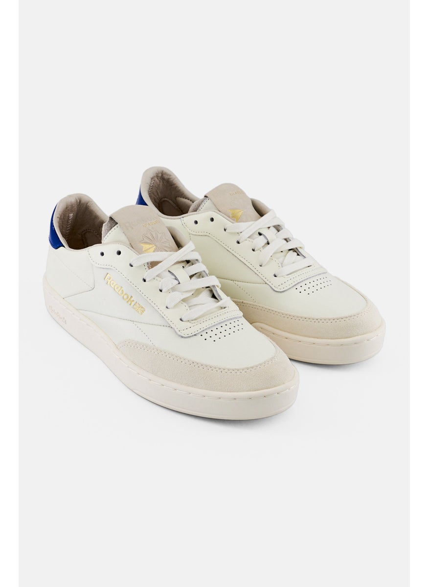 Reebok Women Club C clean Lace Up Tennis Shoes , White  - Image 1