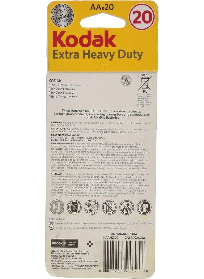 Kodak بطاريات كوداك سوبر هيفي ديوتي AA - Image 2