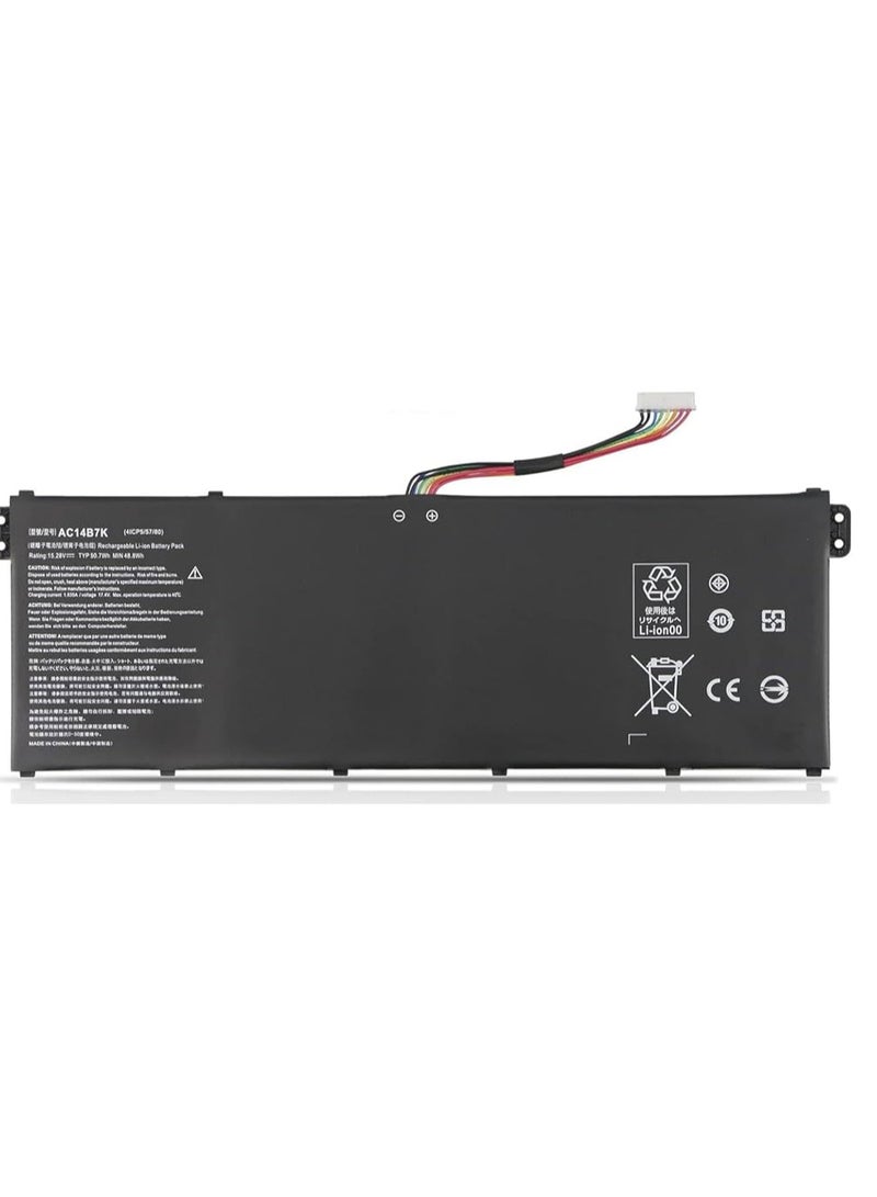 Nitro 5 AN515 Laptop Battery 4 Cell Compatible for Acer Laptops Li-Polymer Battery  - Image 1