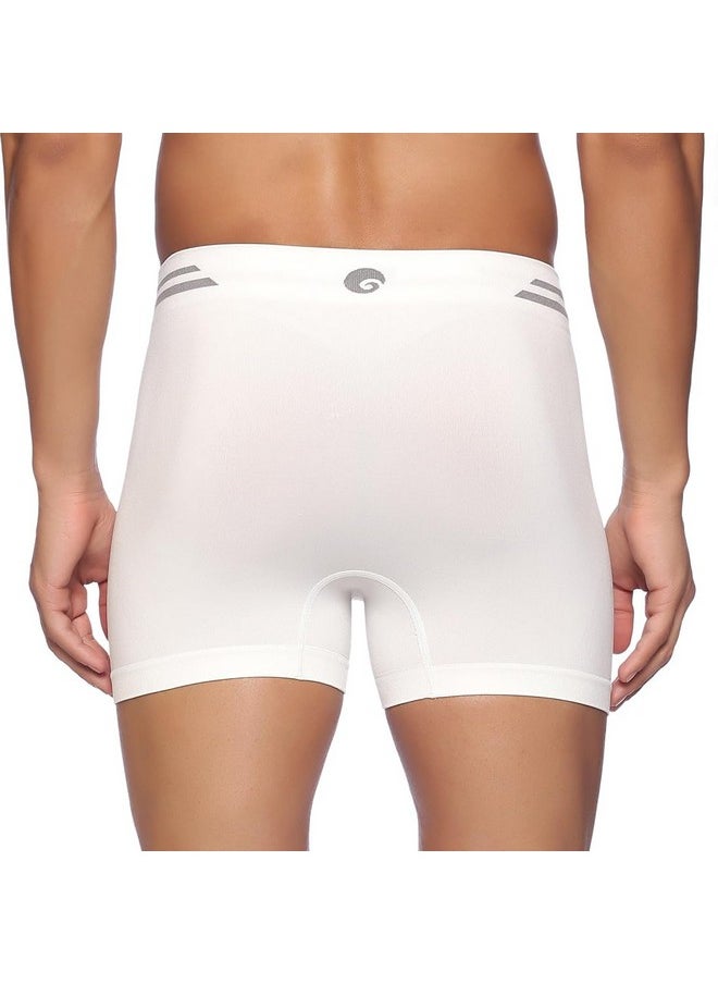 omtex Men's Athletic Seamless Short Stretchable with Cup Pocket, Ideal for Workout and Sports Quick Dry Moisture Wicking Underwear White - Medium - pzsku/Z16707A12B6A7521ECA3FZ/45/_/1738305988/fc24ab67-d9f7-43e1-95c5-ce48c4df2dc6