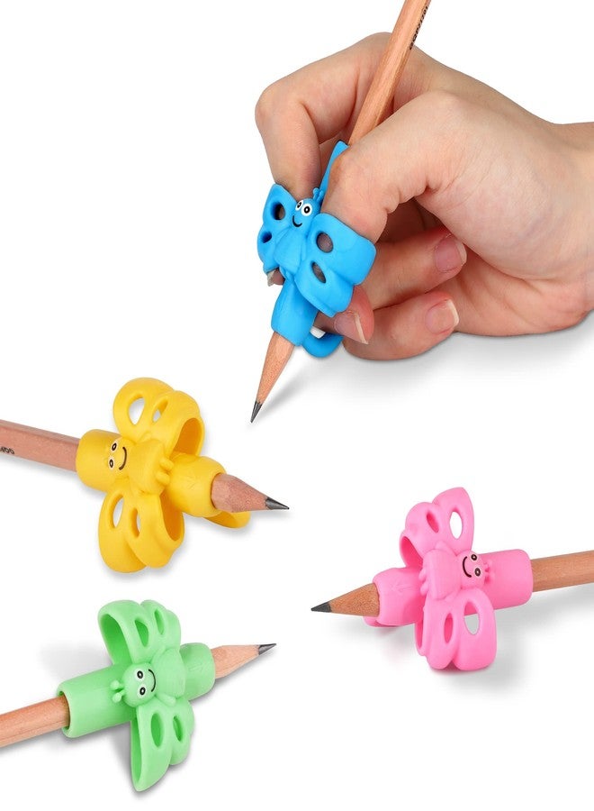 KOABBIT 8 Packs Pencil Grips - Koabbit Pencil Grips for Kids Handwriting for Toddlers & Preschoolers, Pencil Holder Grip Posture Correction Training Writing Aid. - Image 2