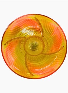 Generic Round Serving Tray for Food and Snack Storage with 5 Compartments for Fruits, Candy and Cookies (Random Color)  - Image 5