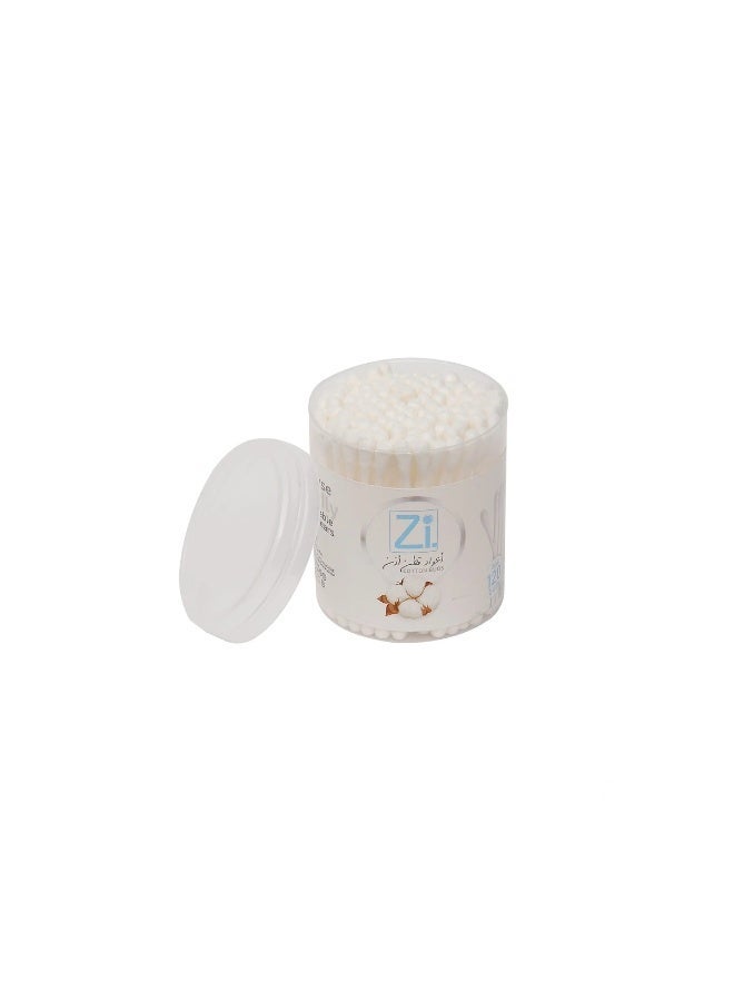 Zi Cotton Swabs for Ear Cleaning, 120-Count Box - Image 2