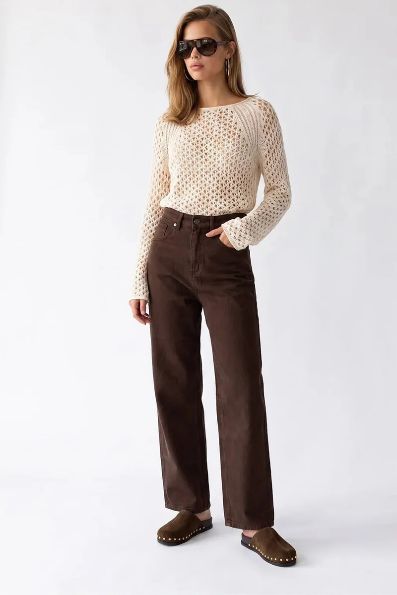 MIXRAY Women's Straight-Leg Pants