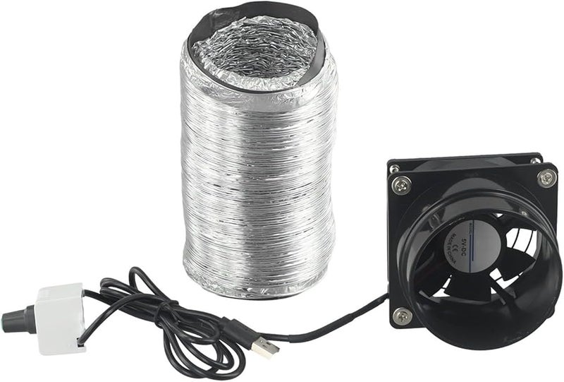USB Fume Extractor Fan With 3m Pipe For Soldering Welding Kitchen Bathroom Workshop - Image 3