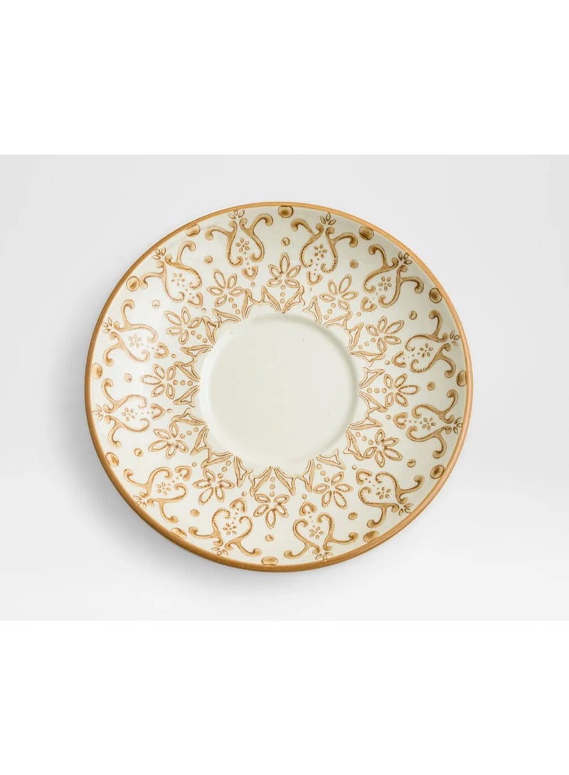 2XL Home Ulvy Beige Cup & Saucer - 200 ml  - Image 2