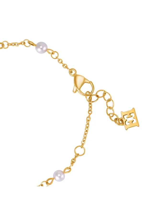 Escada  Mina Gold Plated Stainless Steel Bracelet for Women 140mm for Women | Best Price UAE