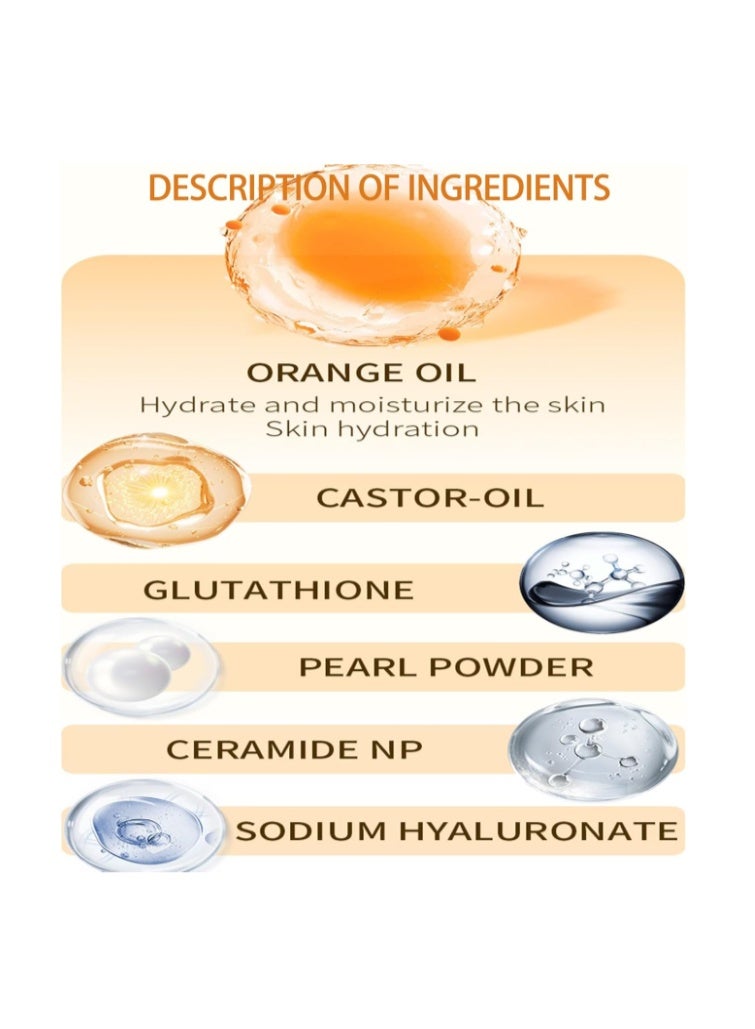 Orange Enzymes Exfoliating Brightening Gel LF 16-35 (50g) – Gentle Face & Body Scrub for Radiant Skin - Image 3