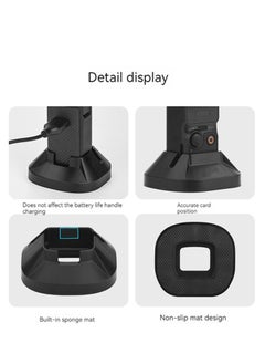 Generic Table Base Expansion Mount For DJI Pocket 3 Handheld Gimbal Support Base Desktop Stand Holder (Black)  - Image 4