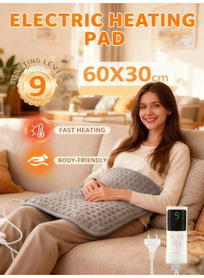 Smart Heating Pad with Auto Shut-off – Soothes Abdomen, Waist, Legs & Neck, 30x60cm Size - Image 1