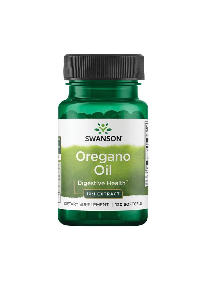 Swanson Premium Oregano Oil 150mg 120 Soft Gels - Image 1