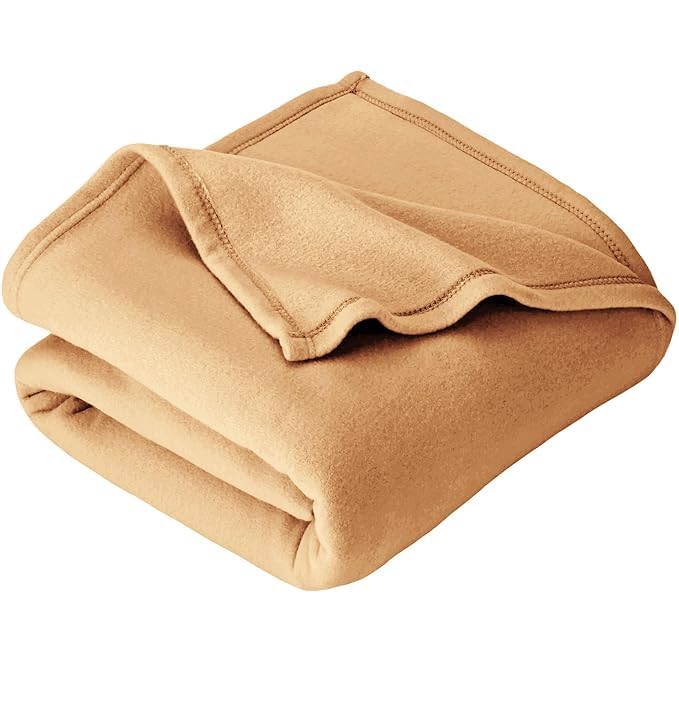 MAMRAJ 300 GSM Special for Heavy Winter Plain Light Weight Polar Fleece Blanket for Single Bed [ 60x90] (Skin) - Image 2