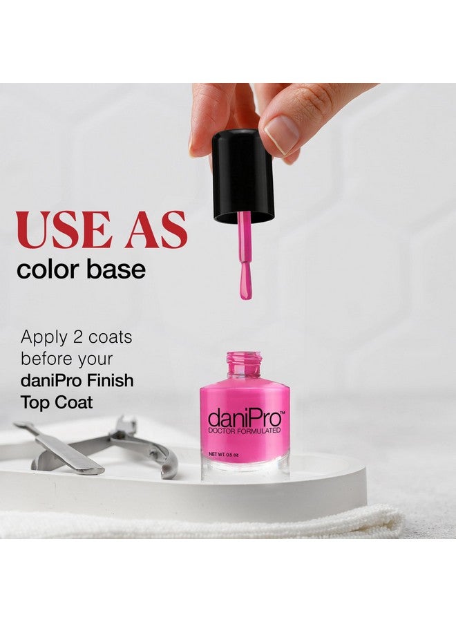 DaniPro Doctor Formulated Bright Pink Nail Polish My Girl Fingernail Polish & Toenail Polish 0.5 Oz With Biotin & Vitamins Vegan Formula For Healthy Nails Manufactured In The Usa - Image 5