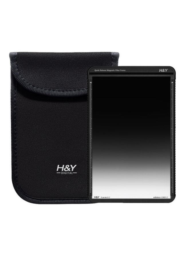 H&Y - H&Y Filters 100 x 150mm K-Series Graduated Neutral Density Balancer 1.2 Filter (4-Stop) with Quick Release Magnetic Filter Frame - Image 1