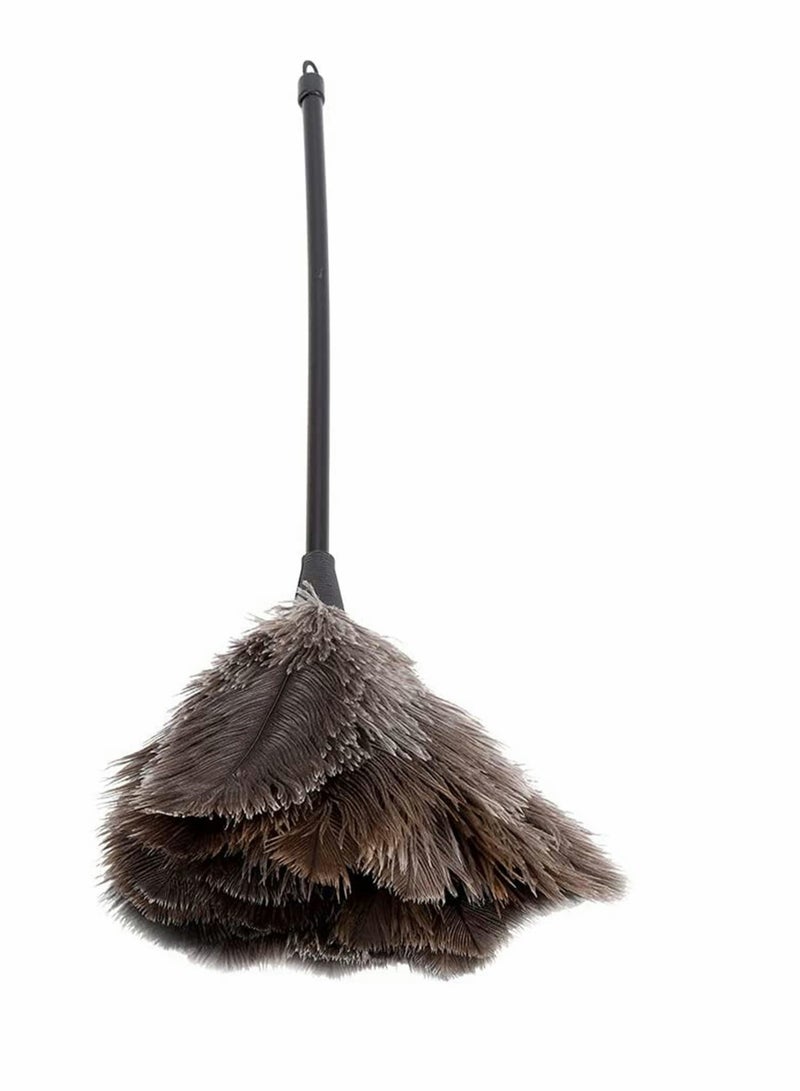 Excefore Ostrich Feather Duster Real Feather Duster, Soft Washable Flexible Bendable for Dust Cleaning, Interior Roof, Ceiling Fan - Image 1