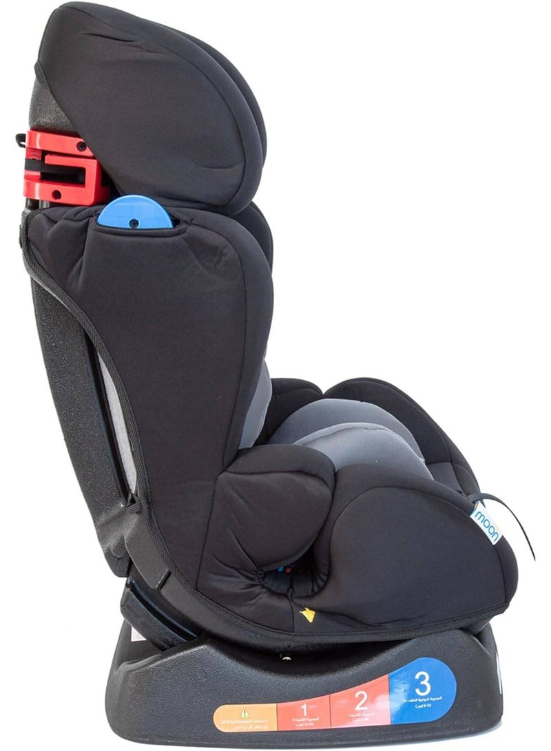 Moon Convertible Sumo Baby/Infant Car Seat With Adjustable Recline Angle, Group (0, 1, 2), Black - Image 3