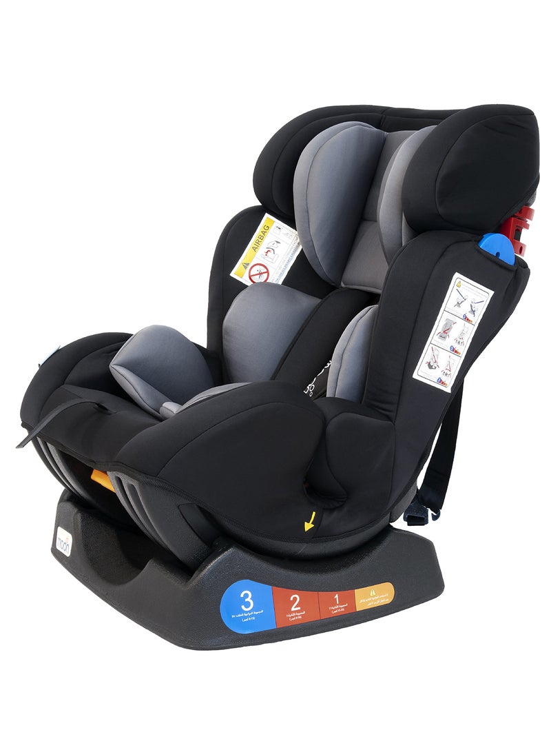 Moon Convertible Sumo Baby/Infant Car Seat With Adjustable Recline Angle, Group (0, 1, 2), Black - Image 1
