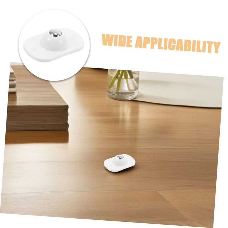 32pcs Small Self Adhesive Caster Wheels 360 Swivel For Furniture Storage Box Trash Can - Image 4