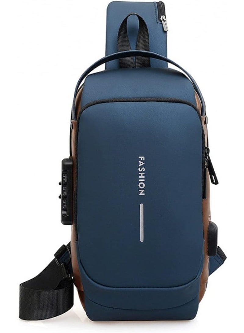 Navy blue youth safety lock bag - Image 2