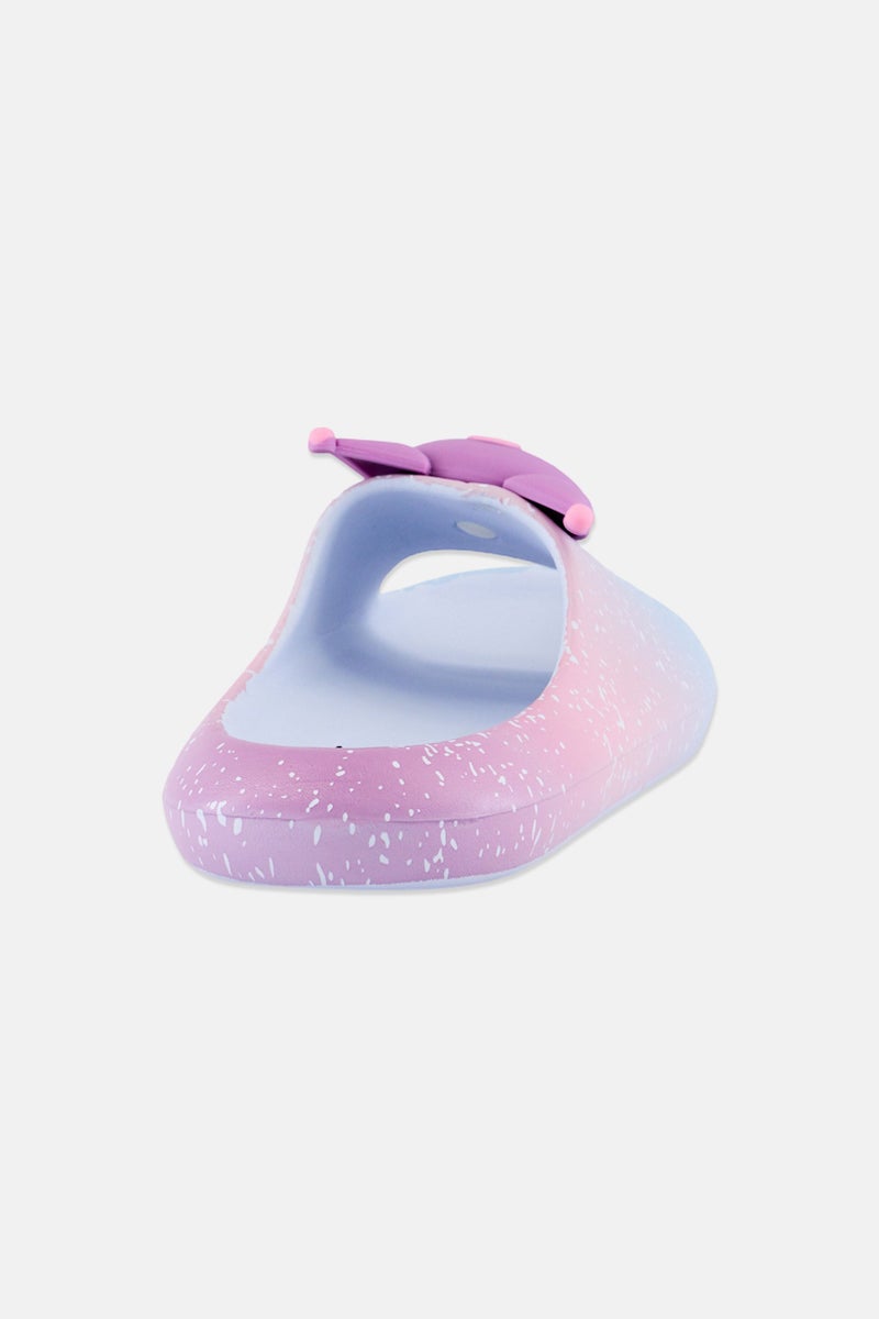 Sanrio Kids Girl Kuromi Slip On Slippers, Lavender - Image 3