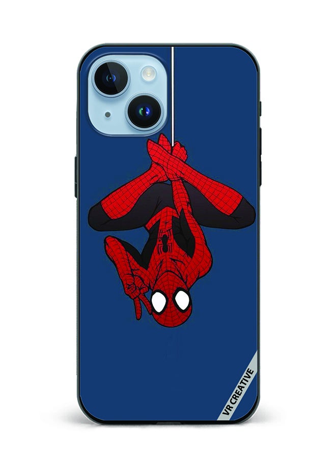 VR CREATIVE Protective Case Cover For Apple iPhone 15 Plus Spiderman Design Multicolour - Image 1