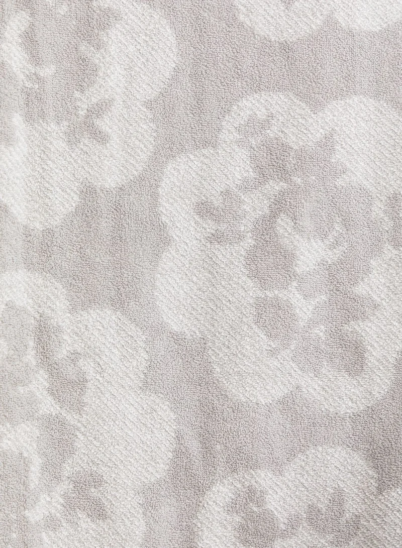 Cath Kidston Grey Freston Rose Bath Sheet 100X150Cm