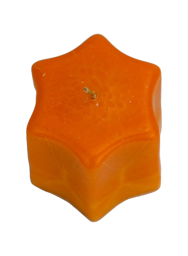 Mango Aroma Scented Candles For Home, Orange Colour Scented Candles For Bedroom Décor, Scented Candles Gift For Women, Candles Scented For Fresh Home Fragrance, Candles With Smell For Birthday Gift, R  - Image 1