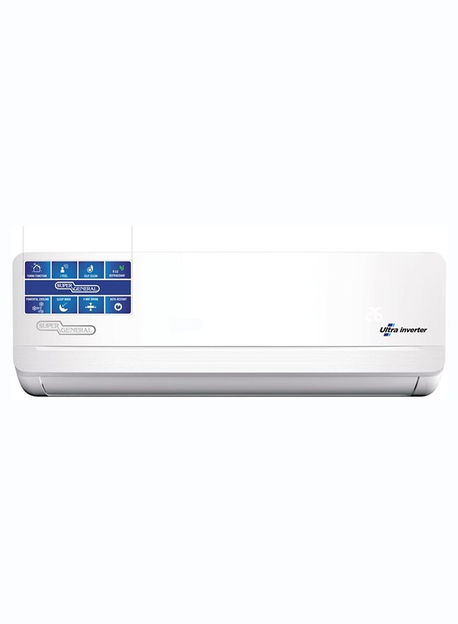 سوبر جنرال 1.5 Ton Split Air Conditioner 18000 BTU With Inverter{Power Saving Technology}, Auto Clean, Gold Fin With Cool Only Function| Model No KSGS1871Ei with 2 Years Warranty. 5.25 kW KSGS1871Ei White - Image 1