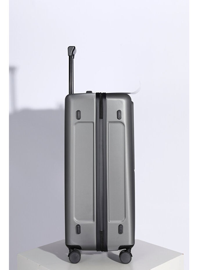 Space Luggage Set, ABS Material including Carry On Cabin Sizes, 20/24/28 Inches, Iron Gray - Image 5