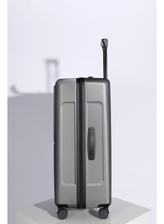 Space Luggage Set, ABS Material including Carry On Cabin Sizes, 20/24/28 Inches, Iron Gray - Image 3