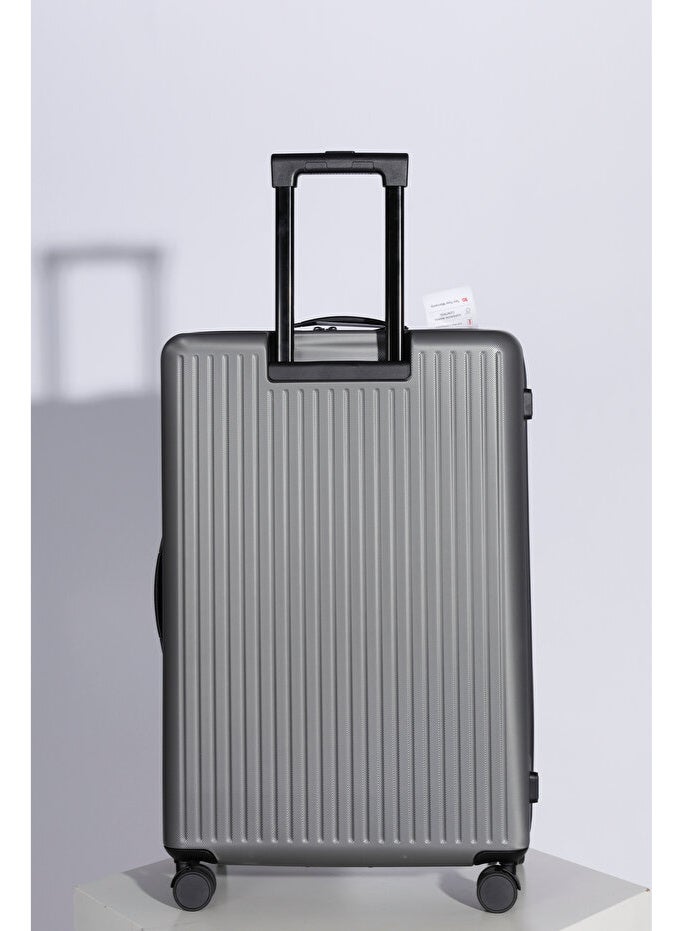 Space Luggage Set, ABS Material including Carry On Cabin Sizes, 20/24/28 Inches, Iron Gray - Image 4